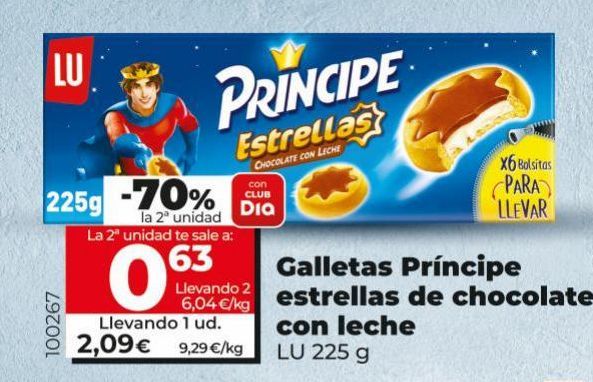 Oferta de Galletas Príncipe por 1,99€