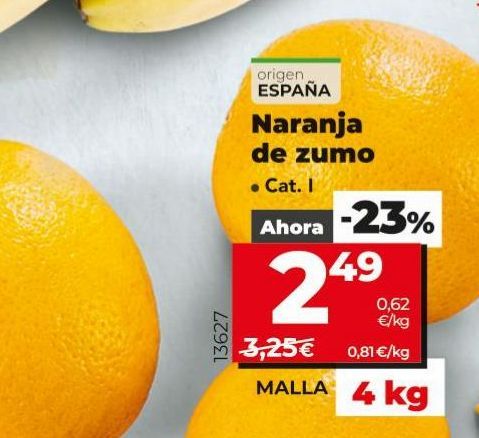 Oferta de Naranjas de zumo por 2,49€