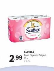 Oferta de Papel higiénico Scottex por 