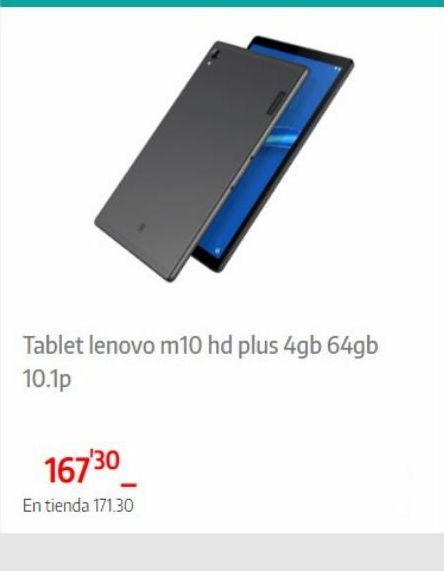 Oferta de Tablet Lenovo  por 