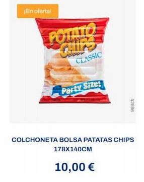 Oferta de Patatas chips Party por 10€