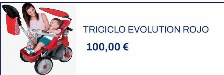 Oferta de Triciclo Evolution por 100€