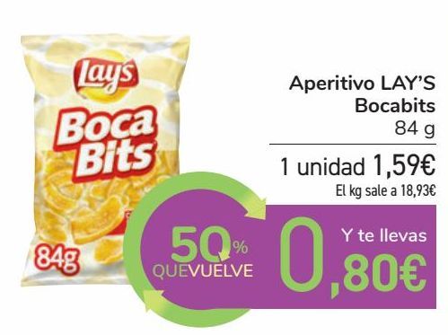 Oferta de Aperitivos LAY'S Bocabits  por 1,59€