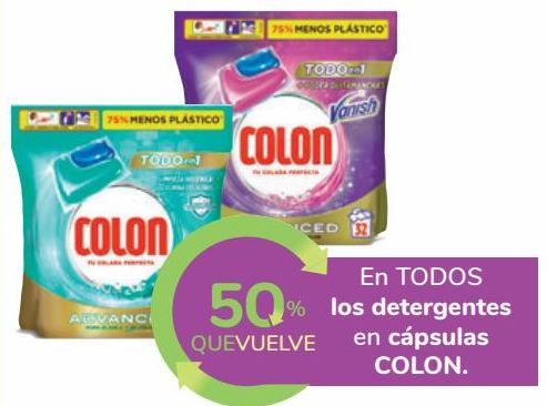 Oferta de En TODOS los detergentes en cápsulas COLON por 