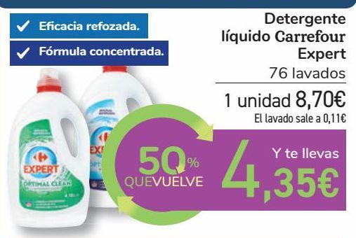 Oferta de Detergente líquido Carrefour Expert por 8,7€