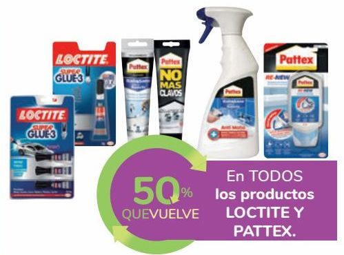 Oferta de En TODOS los productos LOCTITE y PATTEX  por 
