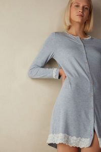 Oferta de Camisón Abierto con Detalles de Encaje por 39,9€ en Intimissimi