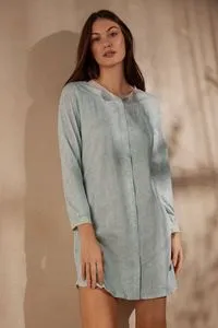 Oferta de Camisón con Abertura Frontal Romantic Cashmere por 49,9€ en Intimissimi