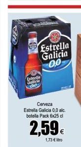 Oferta de Cerveza Estrella Galicia por 