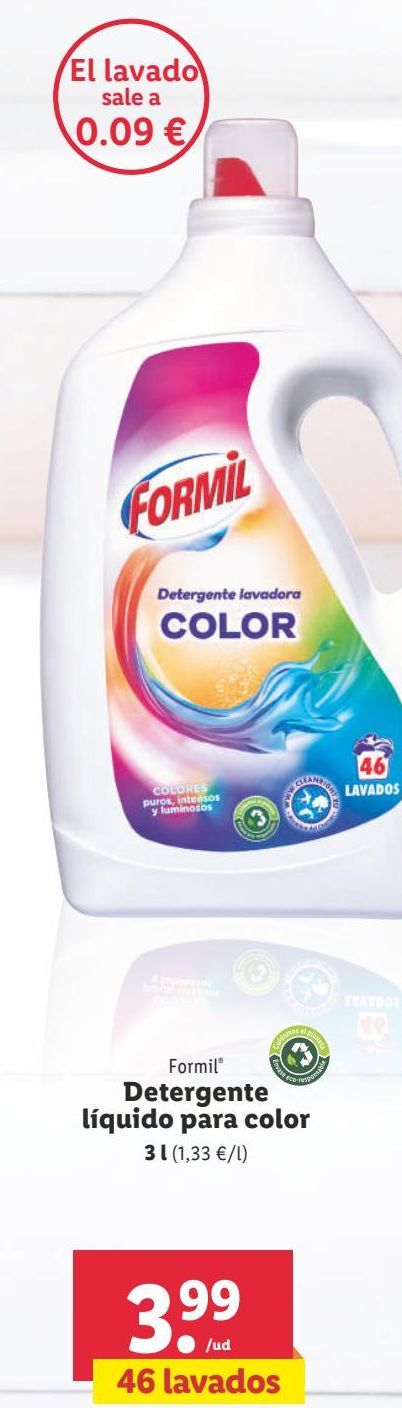 Oferta de Detergente líquido Formil por 3,99€