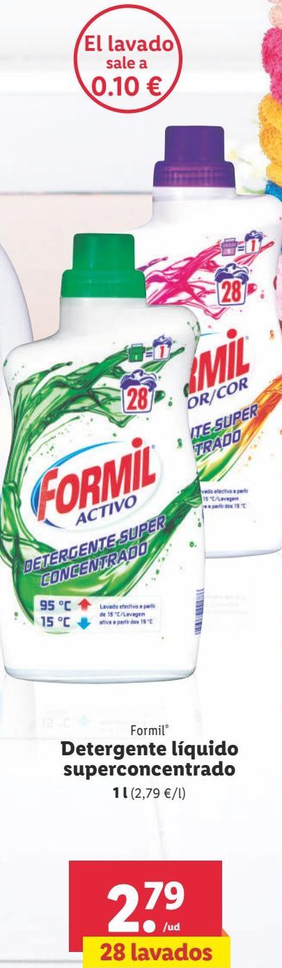 Oferta de Detergente líquido Formil por 2,79€