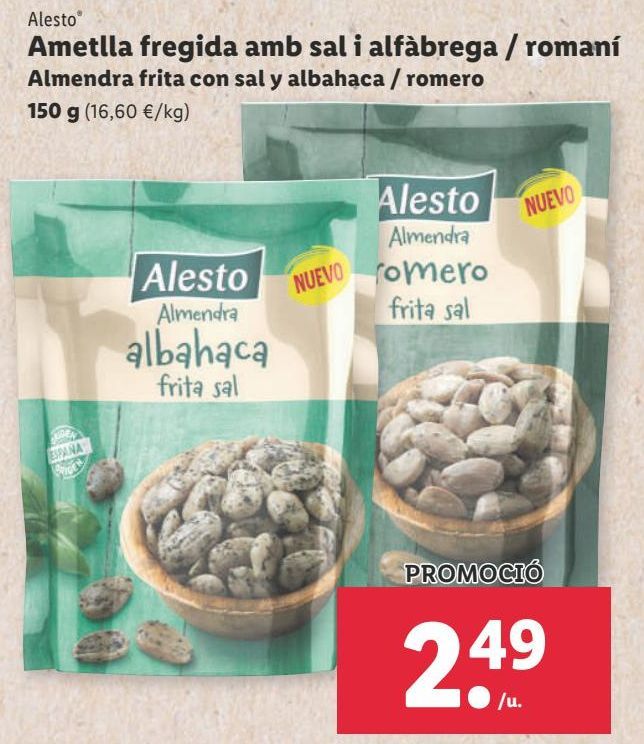 Oferta de Almendras Alesto por 2,49€