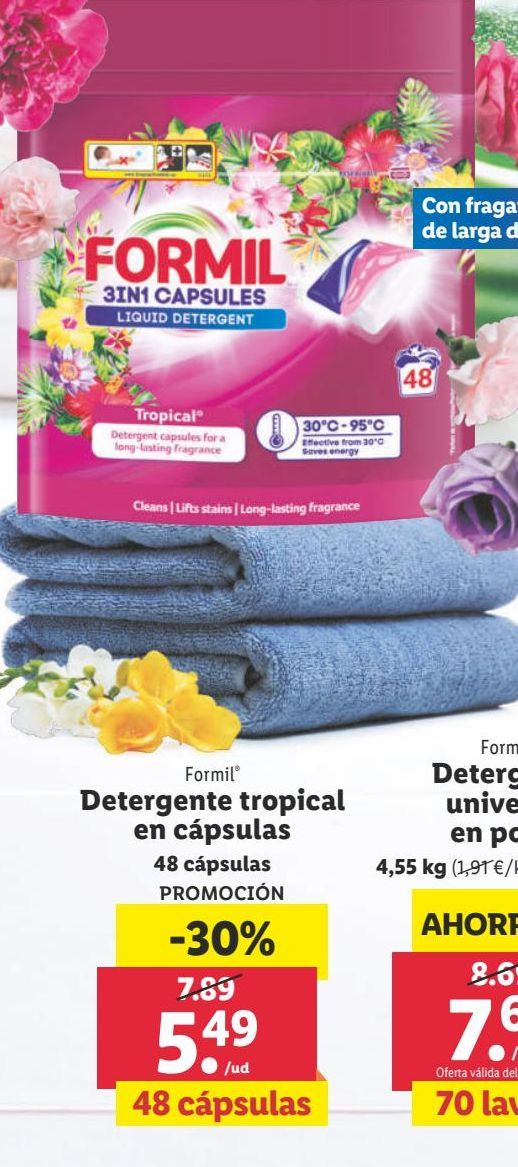 Oferta de Detergente en cápsulas Formil por 5,49€