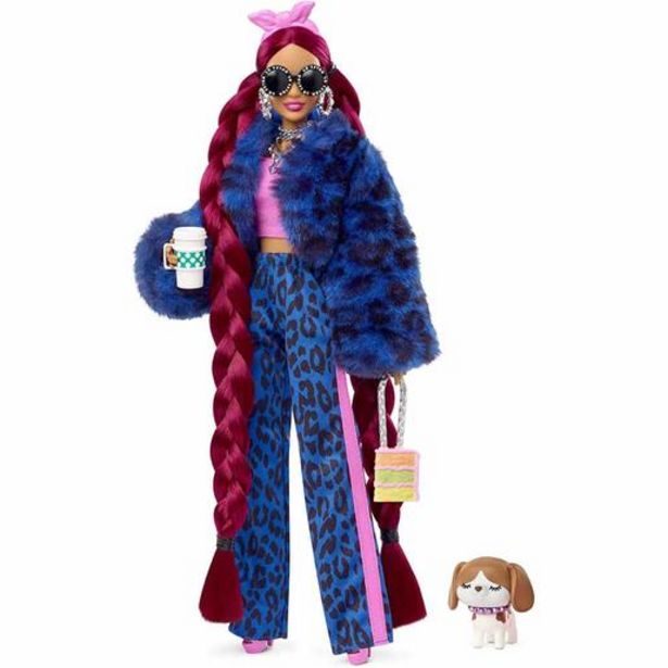 Oferta de Barbie - Muñeca Extra - Chándal leopardo azul por 31,99€ en ToysRus