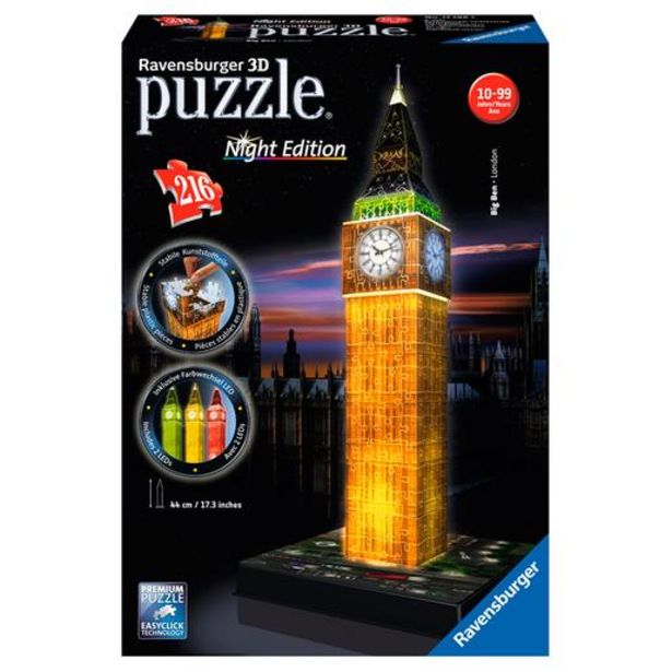 Oferta de Ravensburguer - Puzzle 3D Big Ben de Noche por 31,19€