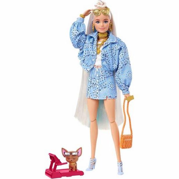 Oferta de Barbie - Muñeca Extra - Conjunto estampado bandana por 31,99€ en ToysRus