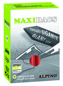 Oferta de Cera mixta Maxidacs Azul Claro 15 unidades por 8,7€ en Abacus