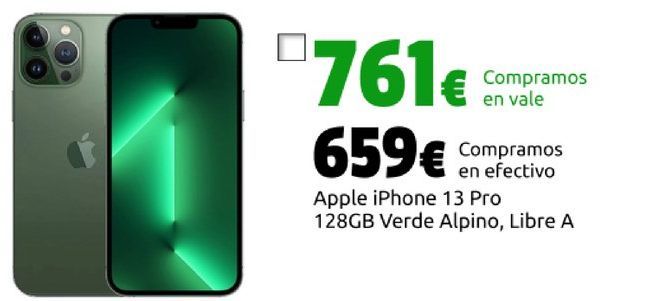 Oferta de IPhone por 659€