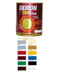 Oferta de Esmalte antioxidante brillante exterior liso 750 ml gris titan   45806 por 17,15€ en ferrOkey