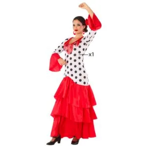 Oferta de Traje Sevillana Flamenca... por 28,95€ en Disfraces Merlín