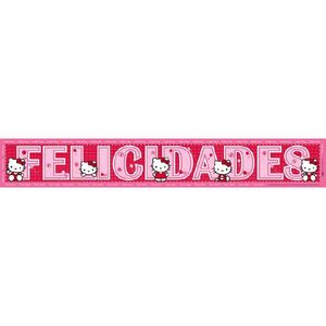 Oferta de Banda Felicidades Hello Kitty por 0,95€ en Disfraces Merlín
