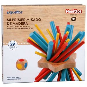 Oferta de Nenittos Mi Primer Mikado de Madera por 9,99€ en Juguettos