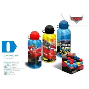 Oferta de Cantimplora Cars 500ml Aluminio por 5,95€ en Todojuguete