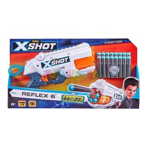 Oferta de X-Shot Pistola Reflex 6 12 dardos por 12,95€ en Todojuguete