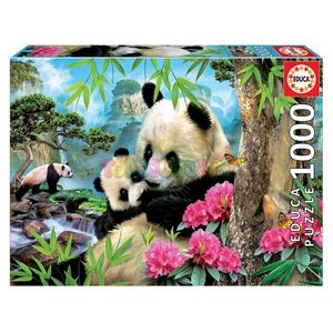 Oferta de Puzzle 1000 osos panda por 13€ en Todojuguete