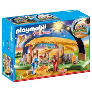 Oferta de Belén con luz Playmobil por 30€ en Todojuguete