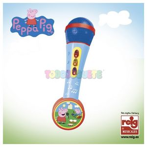 Oferta de Micro de Mano Peppa Pig con Amplificador por 20,95€ en Todojuguete