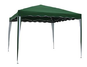 Oferta de CENADOR ACERO PLEGABLE VERDE 3X3M por 74,99€ en Bricoking