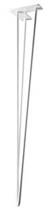 Oferta de PATA HAIRPIN 71CM ACERO BLANCO por 14,99€ en Bricoking