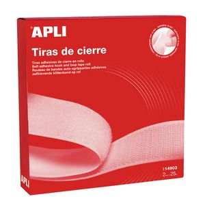 Oferta de Rollo cinta adhesiva APLI tipo velcro por 54,25€ en Cadena88