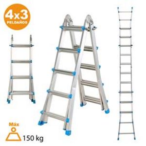 Oferta de ESCALERA ALUMINIO MULTIPOSICION 4X3 AIRMEC por 159€ en Mi Bricolaje
