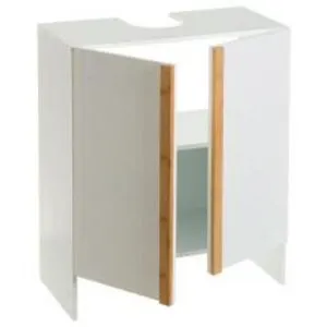 Oferta de MUEBLE BAJO LAVABO BAMBU 60X29,50X70,5CM por 49,95€ en BricoCentro