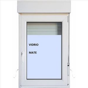 Oferta de VENTANA PVC 600X1155 BLANCO C/PERS 4/16AR/4 MATE DCHA por 285€ en BigMat
