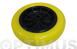 Oferta de Rueda carretilla almacen impinchable ø 260 mm, eje ø 20 mm por 12,15€ en Optimus