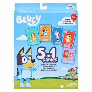 Oferta de Bluey Juegos de Cartas 5 en 1 por 15€ en Juguetería Poly