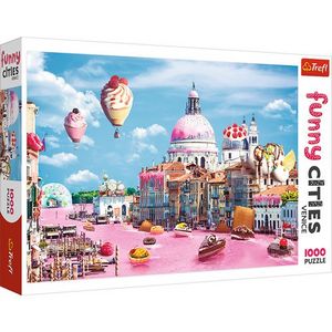 Oferta de Puzzle Funny Cities Dulces en Venecia 1000 Piezas por 8€ en Juguetería Poly
