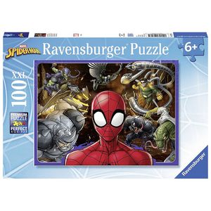 Oferta de Ravensburger - Puzzle de 100 piezas Marvel Spider-Man XXL por 12€ en Juguetería Poly