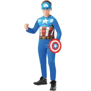 Oferta de Disfraz de Capitán América 4 - 6 Años, 116 Cm por 29,99€ en Juguetería Poly