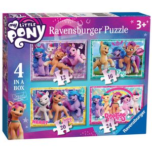 Oferta de Ravensburger My Little Pony La Película 2 Caja 4 Puzles por 8€ en Juguetería Poly