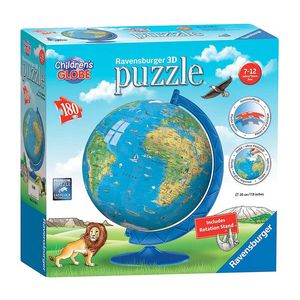 Oferta de Puzzle 3D Globo Terraqueo 180 Piezas por 27€ en Juguetería Poly