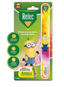 Oferta de Relec Pulsera Antimosquitos Niños Minions Rosa 1 ud por 9,02€ en Atida MiFarma