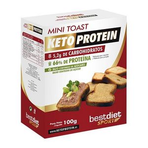 Oferta de Mini Tostadas Keto Protein 100g por 5,5€ en Planeta Huerto