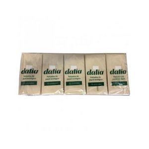 Oferta de Pack de 10 Paquetes de Pañuelos de Bolsillo Bio sin Blanquear Dalia por 1,49€ en Planeta Huerto