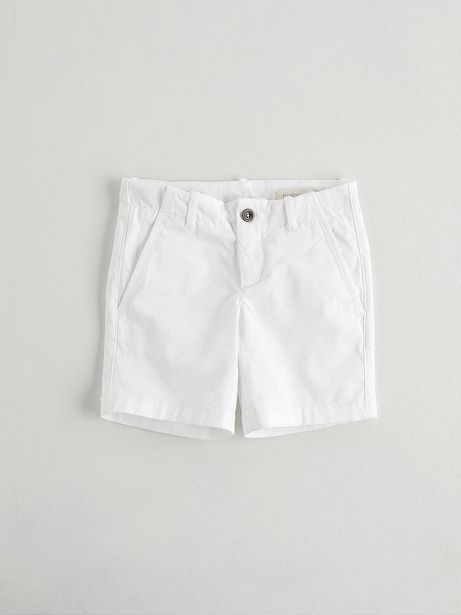 Oferta de Pantalon corto loneta blanco por 39,9€ en Nanos