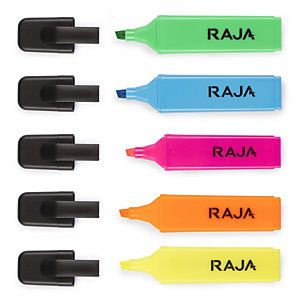 Oferta de Marcadores fluorescentes RAJA® por 0,94€ en RAJA