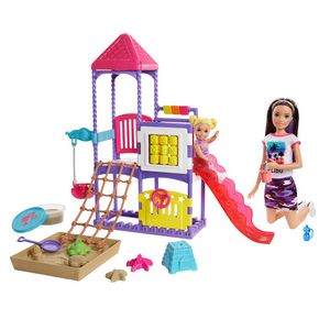 Oferta de Barbie Skipper Parque Infantil Climb n Explore por 49,99€ en Fisher-Price